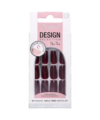 DESIGN SELECTION DARK SCARLET SHORT COFFIN
